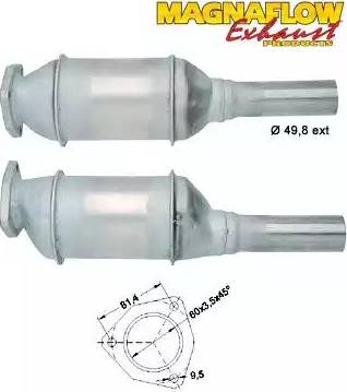 Magnaflow 87022 - Катализатор autospares.lv