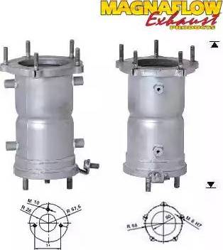 Magnaflow 74806 - Катализатор autospares.lv