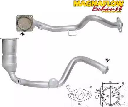 Magnaflow 70910 - Катализатор autospares.lv