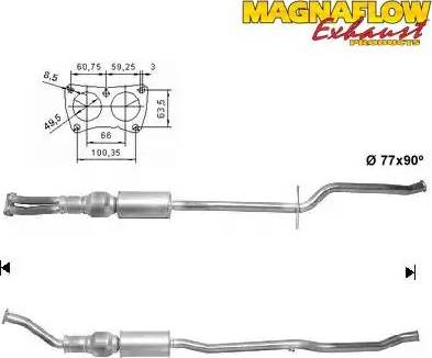 Magnaflow 70928 - Катализатор autospares.lv