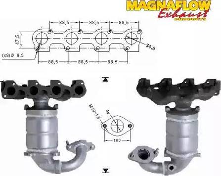 Magnaflow 72527 - Катализатор autospares.lv