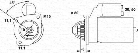 Magneti Marelli 944251059010 - Стартер autospares.lv