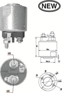 Magneti Marelli 940113050547 - Тяговое реле, соленоид, стартер autospares.lv