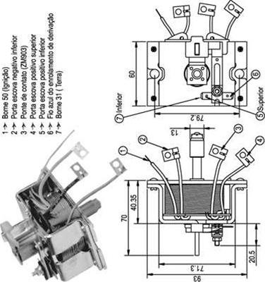 Magneti Marelli 940113050339 - Тяговое реле, соленоид, стартер autospares.lv