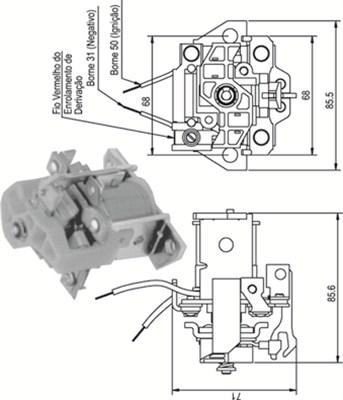 Magneti Marelli 940113050338 - Тяговое реле, соленоид, стартер autospares.lv