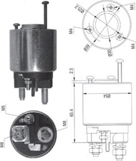 Magneti Marelli 940113050373 - Тяговое реле, соленоид, стартер autospares.lv