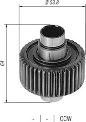 Magneti Marelli 940113020430 - Ведущая шестерня, бендикс, стартер autospares.lv