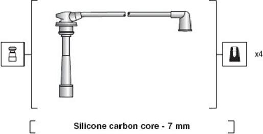 Magneti Marelli 941318111151 - Комплект проводов зажигания autospares.lv