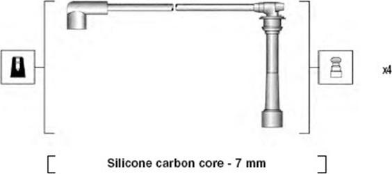 Magneti Marelli 941295060878 - Комплект проводов зажигания autospares.lv