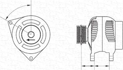 Magneti Marelli 943355230010 - Генератор autospares.lv