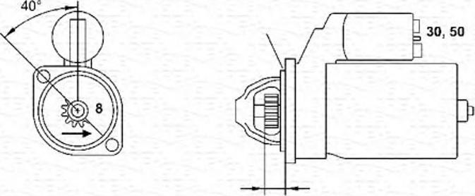 Magneti Marelli 943241143010 - Стартер autospares.lv