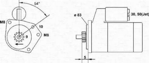 Magneti Marelli 943251340010 - Стартер autospares.lv