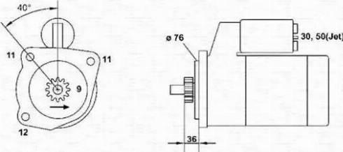 Magneti Marelli 943251326010 - Стартер autospares.lv