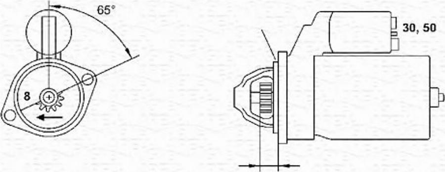 Magneti Marelli 943253214010 - Стартер autospares.lv