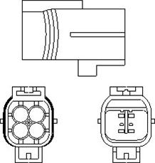 Magneti Marelli 466016355163 - Лямбда-зонд, датчик кислорода autospares.lv