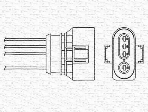 Magneti Marelli 460000151010 - Лямбда-зонд, датчик кислорода autospares.lv