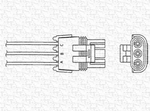 Magneti Marelli 460001861010 - Лямбда-зонд, датчик кислорода autospares.lv