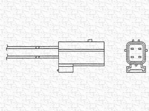 Magneti Marelli 460001834010 - Лямбда-зонд, датчик кислорода autospares.lv