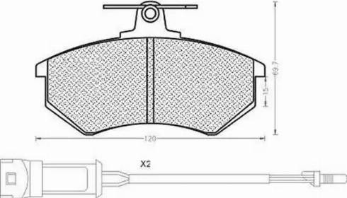 Magneti Marelli 430216171179 - Тормозные колодки, дисковые, комплект autospares.lv