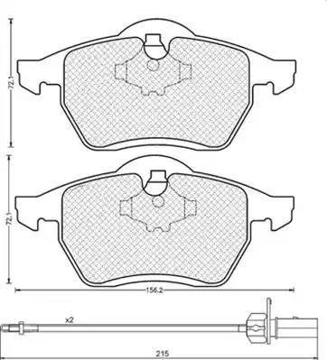 Magneti Marelli 430216170313 - Тормозные колодки, дисковые, комплект autospares.lv