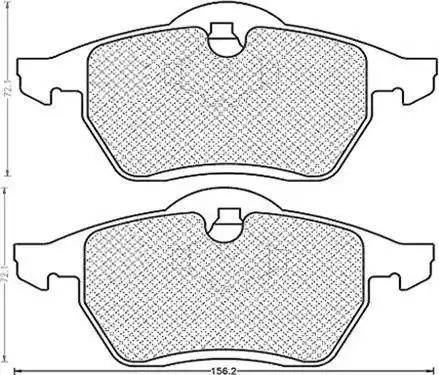 Magneti Marelli 430216170312 - Тормозные колодки, дисковые, комплект autospares.lv