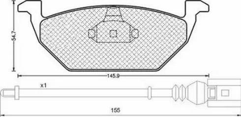 Magneti Marelli 430216170330 - Тормозные колодки, дисковые, комплект autospares.lv