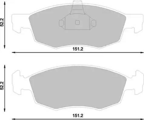 Magneti Marelli 430216171186 - Тормозные колодки, дисковые, комплект autospares.lv