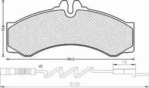 Magneti Marelli 430216171200 - Тормозные колодки, дисковые, комплект autospares.lv