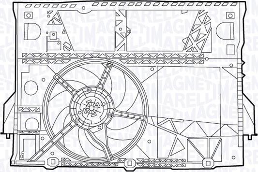 Magneti Marelli 069422547010 - Вентилятор, охлаждение двигателя autospares.lv