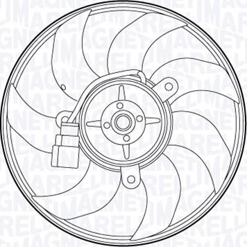 Magneti Marelli 069422556010 - Вентилятор, охлаждение двигателя autospares.lv