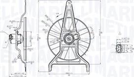 Magneti Marelli 069422867010 - Вентилятор, охлаждение двигателя autospares.lv