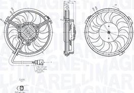 Magneti Marelli 069422880010 - Вентилятор, охлаждение двигателя autospares.lv