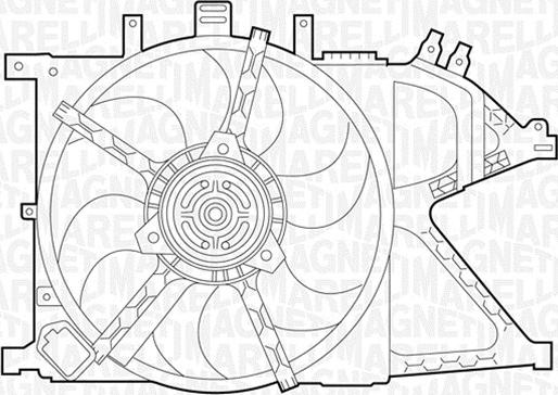 Magneti Marelli 069422331010 - Вентилятор, охлаждение двигателя autospares.lv