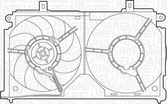 Magneti Marelli 069422376010 - Вентилятор, охлаждение двигателя autospares.lv