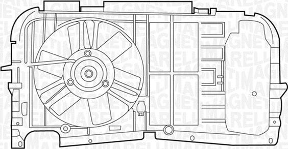 Magneti Marelli 069422370010 - Вентилятор, охлаждение двигателя autospares.lv