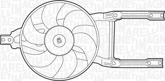 Magneti Marelli 069422204010 - Вентилятор, охлаждение двигателя autospares.lv