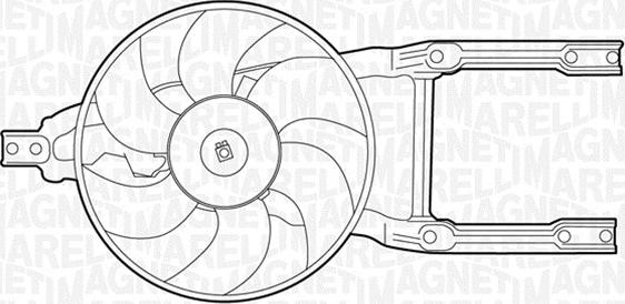 Magneti Marelli 069422205010 - Вентилятор, охлаждение двигателя autospares.lv