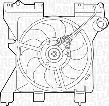 Magneti Marelli 069422287010 - Вентилятор, охлаждение двигателя autospares.lv