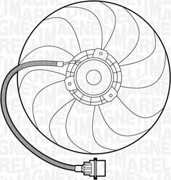 Magneti Marelli 069422272010 - Вентилятор, охлаждение двигателя autospares.lv