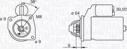 Magneti Marelli 063102018010 - Стартер autospares.lv