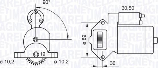 Magneti Marelli 063187051010 - Стартер autospares.lv