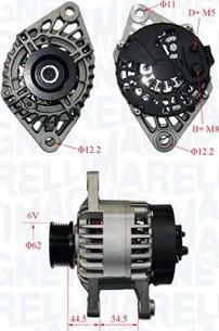 Magneti Marelli 063321836010 - Генератор autospares.lv