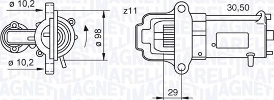 Magneti Marelli 063280023010 - Стартер autospares.lv