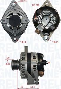 Magneti Marelli 063735679010 - Генератор autospares.lv