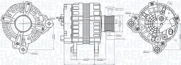 Magneti Marelli 063736193010 - Генератор autospares.lv