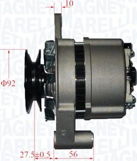 Magneti Marelli 063730050010 - Генератор autospares.lv