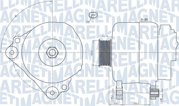 Magneti Marelli 063731992010 - Генератор autospares.lv