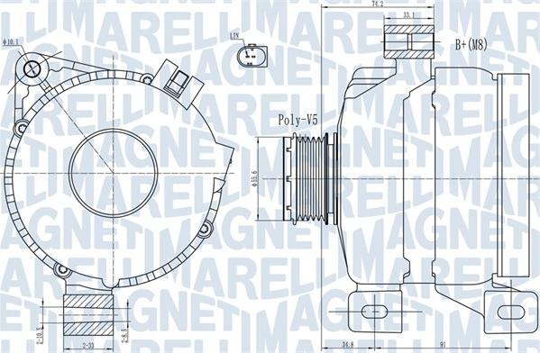 Magneti Marelli 063731967010 - Генератор autospares.lv