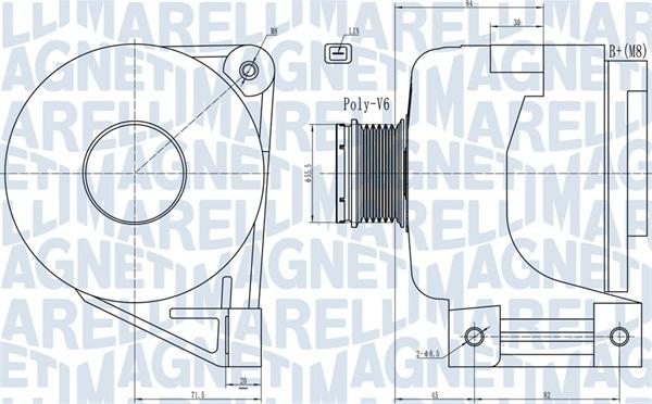 Magneti Marelli 063731988010 - Генератор autospares.lv