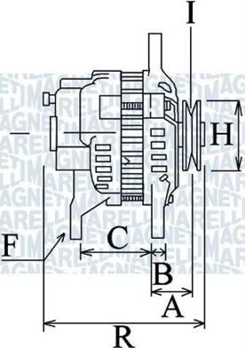 Magneti Marelli 063731671010 - Генератор autospares.lv